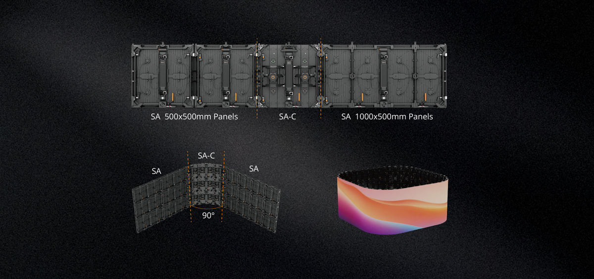 Absen SA-C Series Flexible LED Display Panel for D – The I.T. Factory